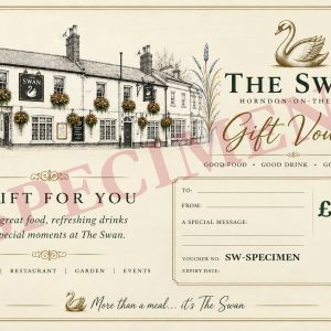 The Swan gift voucher (specimen)